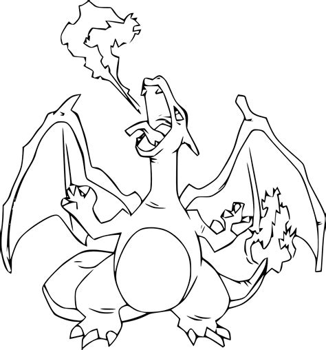 Charizard Coloring Pages 